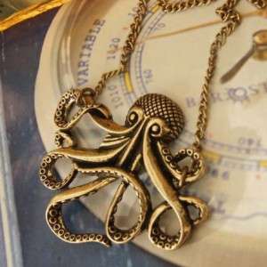 Steampunk Octopus Kraken Pirates of the Caribbean Antique Bronze 
