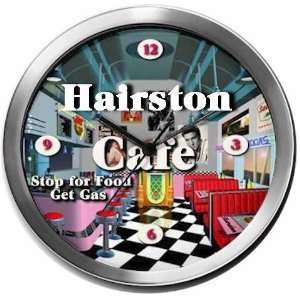 HAIRSTON 14 Inch Cafe Metal Clock Quartz Movement Kitchen 