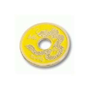  Chinese Coin   yellow Toys & Games
