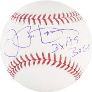  Joe Pepitone Rawlings Autographed Baseball  Details 3xAS 