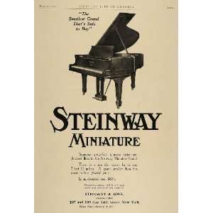 Original Ad Instrument Steinway Home Miniature Baby Grand Piano Music 