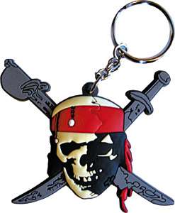Walt Disneys Pirates of the Caribbean Skull Keychain  