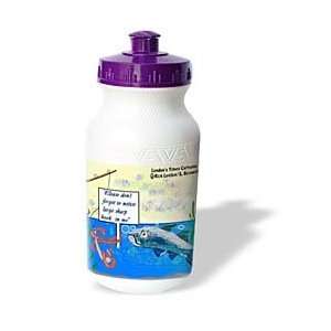   Beneath Cartoons   Loudmouth Worm   Water Bottles