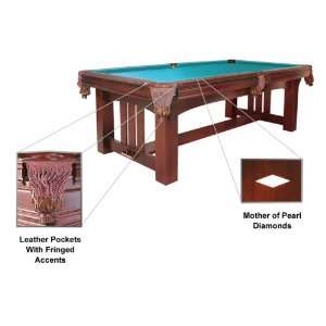  Steamboat Solid Maple 8 Pool Table w/ Deluxe Accessory 