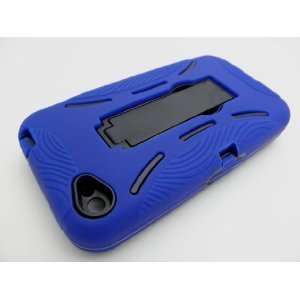   Armor Silicone Skin Cover + Hard Plastic Case for Apple iPhone 4 / 4S