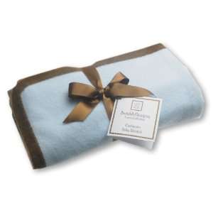  SwaddleDesigns Cashmere Baby Blanket   Pastel Blue with 