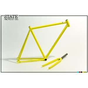  State Bicycle Co.   Canary Yellow   Frame and Fork Set 59 