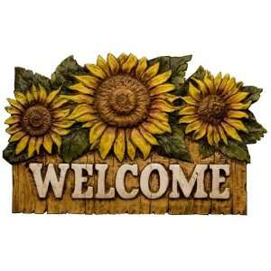  Sunflower Welcome sign