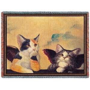  Cherub Cats Throw