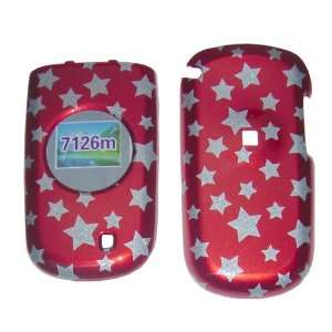  UT Starcom 7126 Red With Silver Stars Crystal Case 