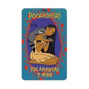 Collectible Phone Card Disneys Pocahontas Pocahontas With Meeko The 