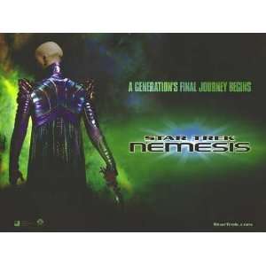  Star Trek Nemesis   Original Movie Poster   12 X 16 
