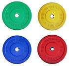 45lb Pair Rubber Bumper Plate Olympic Weights Crossfit SRA items in 