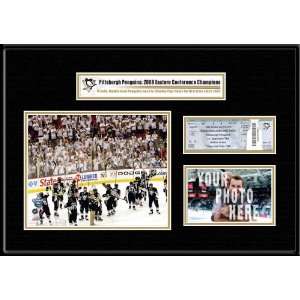  2008 Stanley Cup Ticket Frame Jr   Penguins Sports 