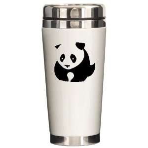  Giant Panda Bear Animal Ceramic Travel Mug by  
