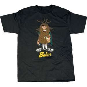 Baker T Shirt Cave Man [X Large] Black 