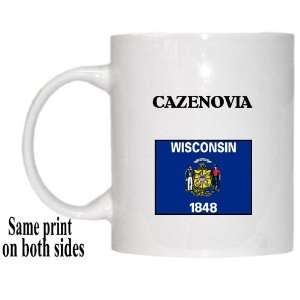    US State Flag   CAZENOVIA, Wisconsin (WI) Mug 