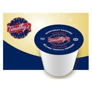 Timothys Rainforest Espresso Coffee * 2 Boxes of 24 K Cups *  