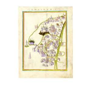   Map, Chairum Giclee Poster Print by Ptolemy , 21x28