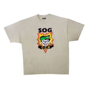  SOG SHIRT04 XXL CCN Patch Shirt, Extra Extra Large, Tan 
