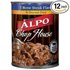 ALPO Chop House in Gravy Rotisserie Chicken, 22 Ounce Tins (Pack of 12 