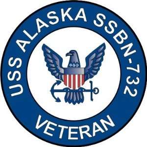  US Navy USS Alaska SSBN 732 Ship Veteran Decal Sticker 3.8 