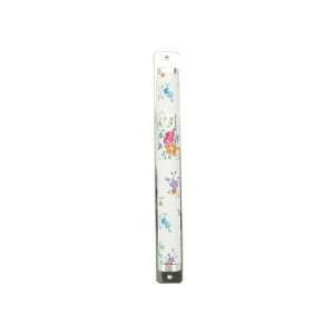   Mezuzah with Silver Accents and Hebrew Letter Shin 