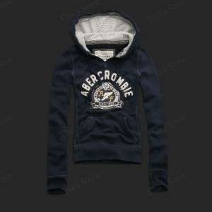NWT Abercrombie & Fitch A&F Womens Top Hoodie Jacket Sweatshirt 