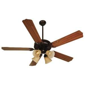   Contractor Traditional / Classic Five Blade Ceiling Fan with a F