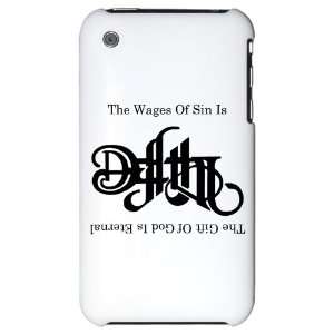    iPhone 3G Hard Case The Wages Of Sin Is Death 