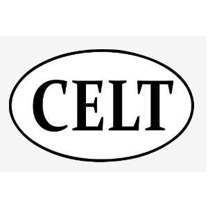  CELT sticker vinyl decal 5 x 3 