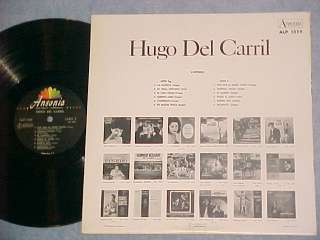 HUGO DEL CARRIL  Self Titled NM/VG++ LP  Ansonia ALP 1359  