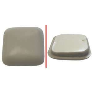  Square Floor Glides   1 Inch Square