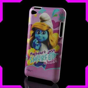 Smurfs Smurfed Movie Cartoon Hard Back Case Cover Skin For Apple ipod 