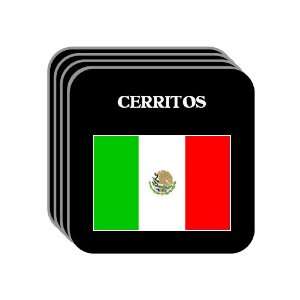  Mexico   CERRITOS Set of 4 Mini Mousepad Coasters 
