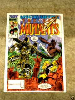 THE NEW MUTANTS SPECIAL #1 SIGNED BY TERRY AUSTIN   