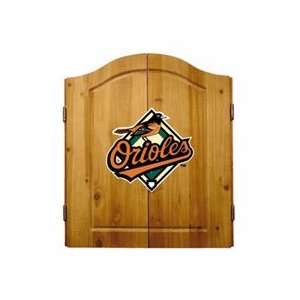  Baltimore Orioles MLB Dart Cabinet and Dartboard Set by 