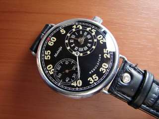 MOLNIJA REGULATEUR SOVIET MECHANICAL WRISTWATCH Military Style  