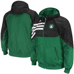  Boston Celtics Adidas Pre Game On Court Full Zip Hooded 