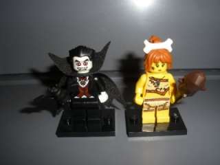 LEGO Minifigures~VAMPIRE Series 2 + CAVEWOMAN Series 5~  