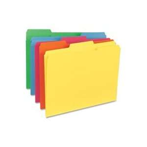  Sparco 11pt. Bright Colored Top Tab File Folders Office 