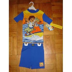  GO DIEGO GO SHIRT AND SHORTS BLUE SIZE 4 