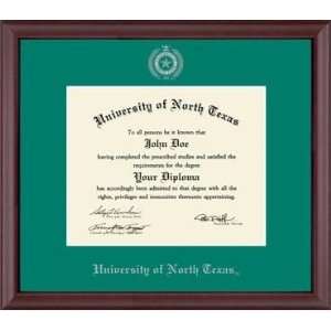   North Texas Mean Green Embossed Camby Edition Frame