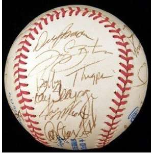  1987 White Sox Team 25 SIGNED Brown MLB Baseball Sports 