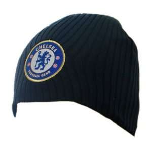  Chelsea FC. Childrens Knitted Hat   Black Sports 