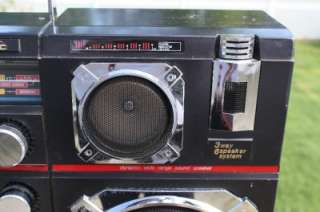 Vintage 80s Tecsonic MX 900E Ghettoblaster Boombox EXTREMELY Rare 