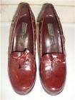 Garnet Bow Tie Burgundy dress pumps shoes size 8.5  
