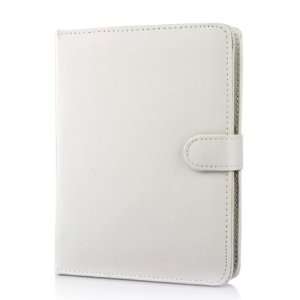 com White Leather Case with USB Interface Keyboard for 8 MID Tablet 