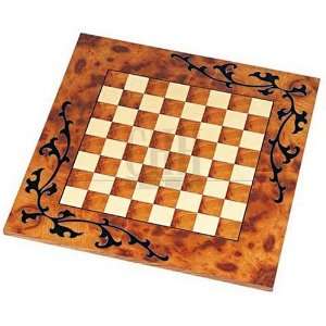  21 Inch Deluxe Brown & White Chessboard Toys & Games
