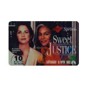   NBC Fall Lineup (1994)   Sweet Justice TV Show [TEST Card] Everything